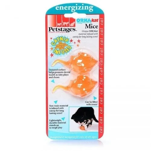 Petstages ORKA Mice Catnip Stuffers