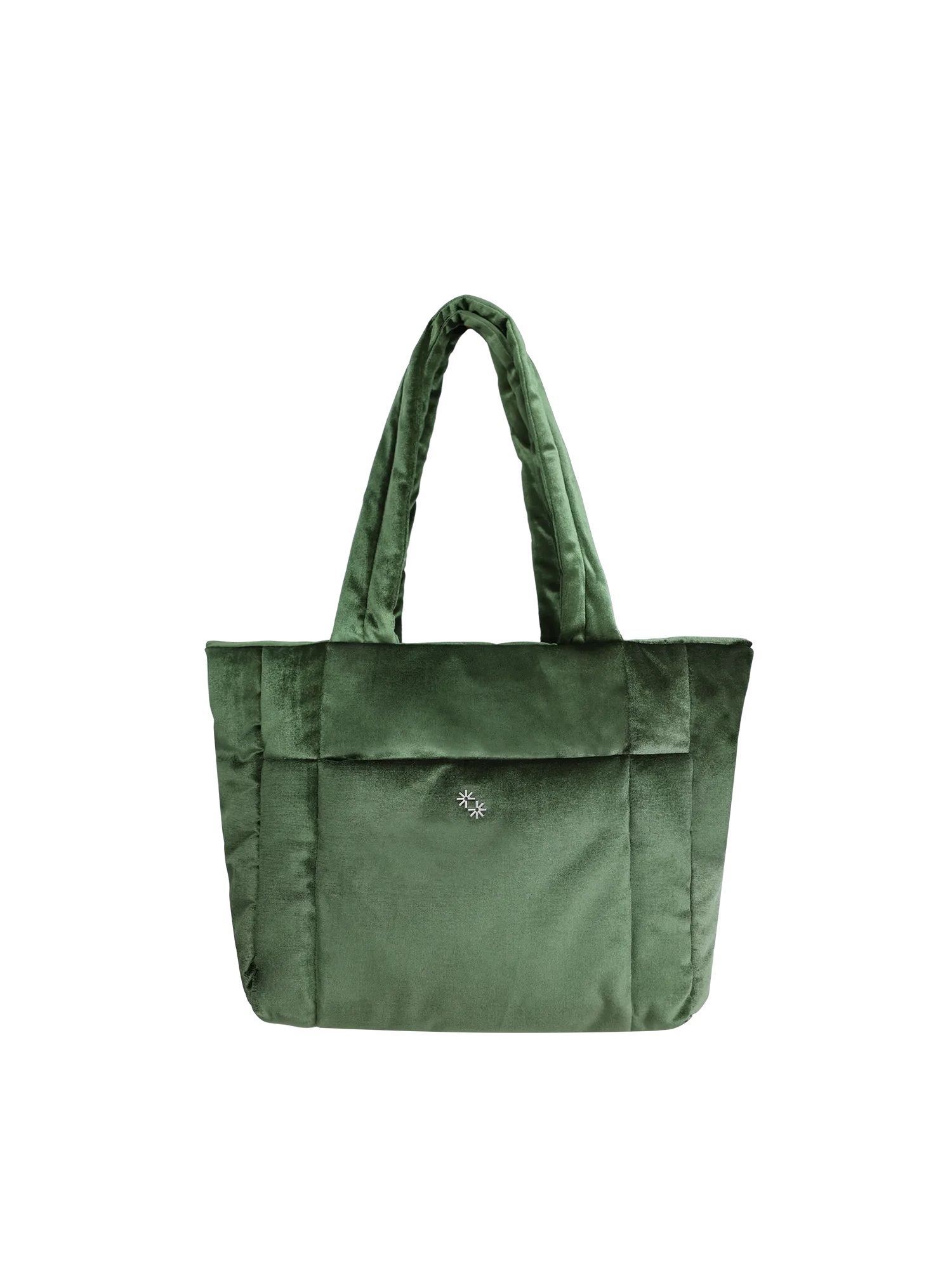 Puffer Shopper (Velvet Emerald)