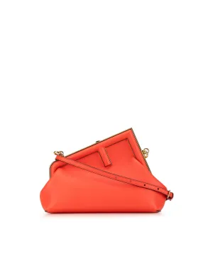 Small Nappa Leather Crossbody Bag with Detachable Strap