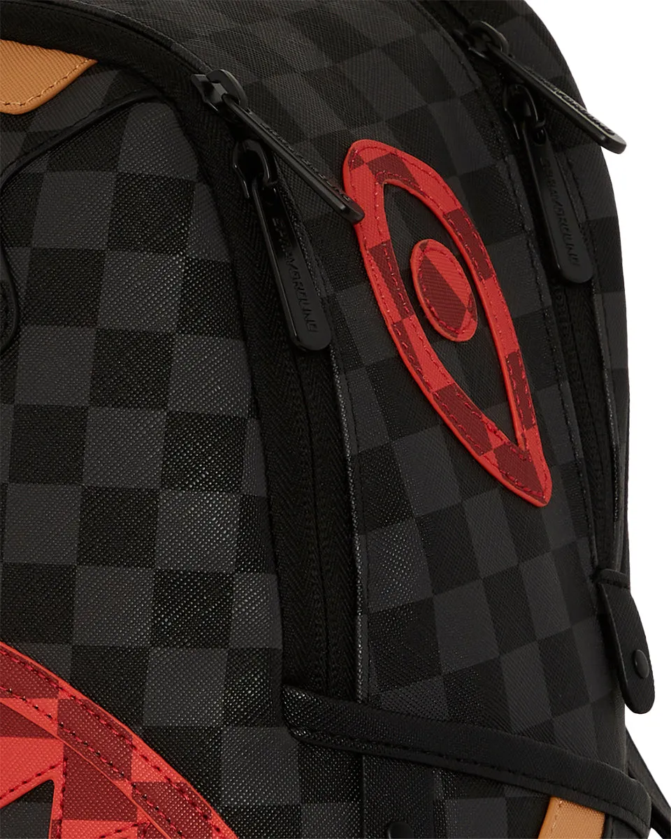 Sprayground Evil Genius Savage In Black Red Backpack