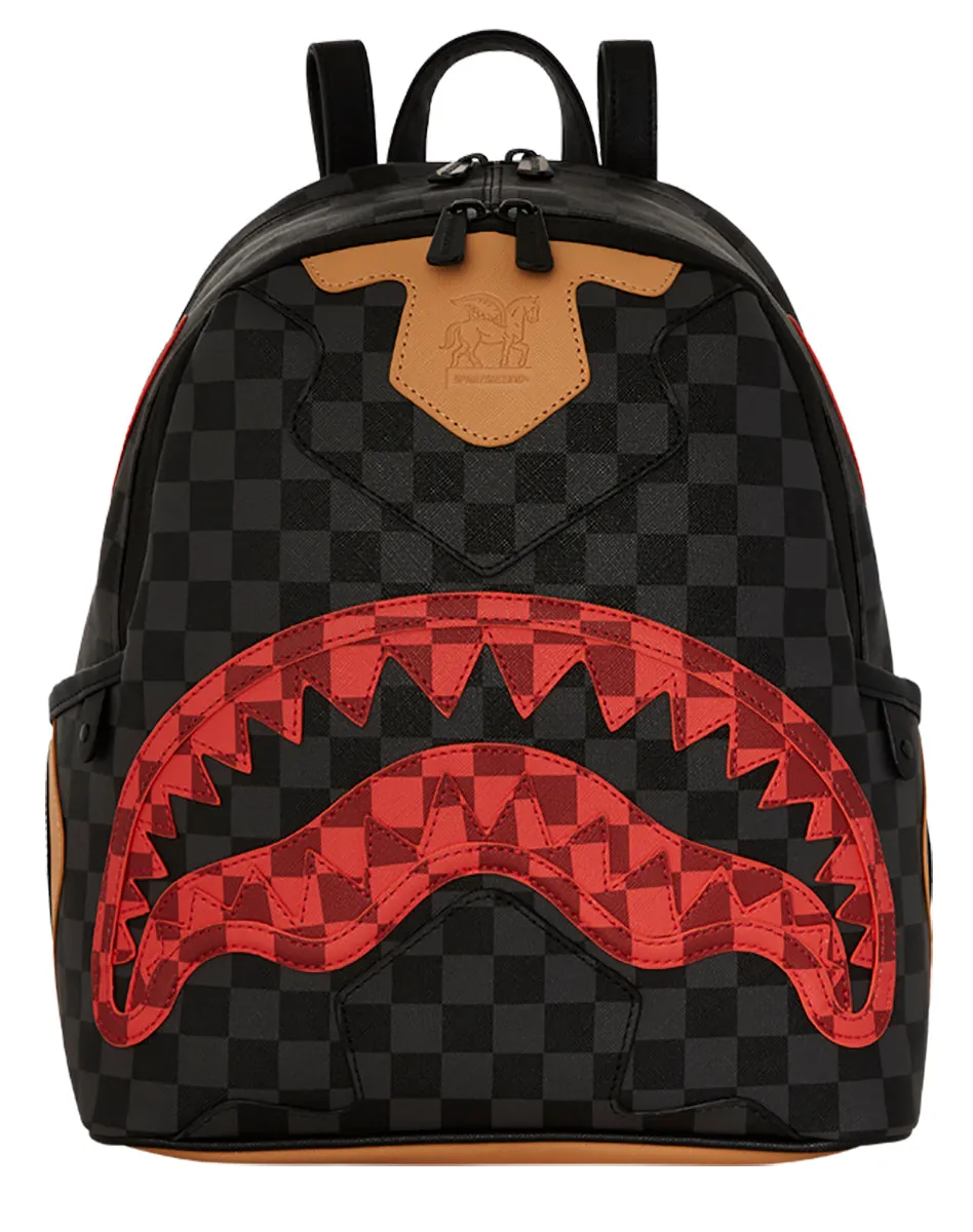 Sprayground Evil Genius Savage In Black Red Backpack