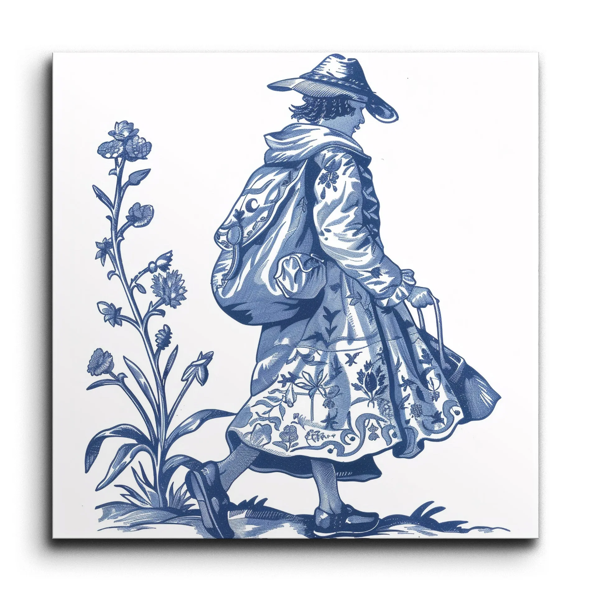 Timeless Elegance: Delftware Journey in Blue