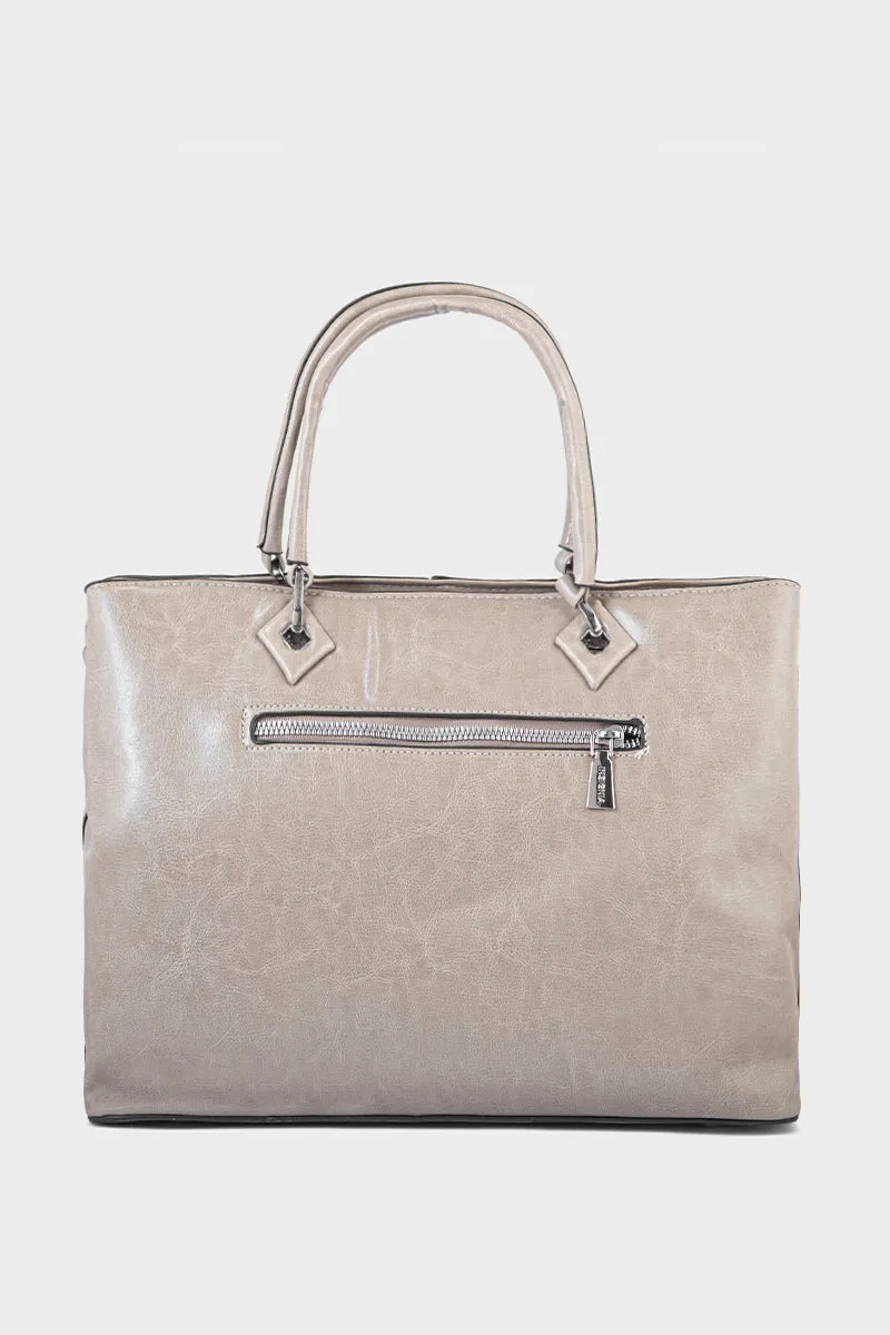 Top Handle Hand Bags BH0068-Beige