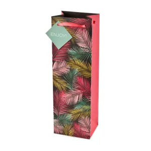 Tropical Fern Wine Bag by Cakewalk