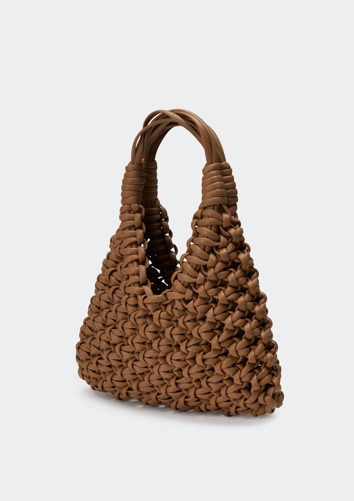 Vannifique Plain Woven Leather Handbag