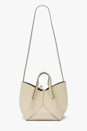 W11 Mini Tote Bag In Ivory Leather