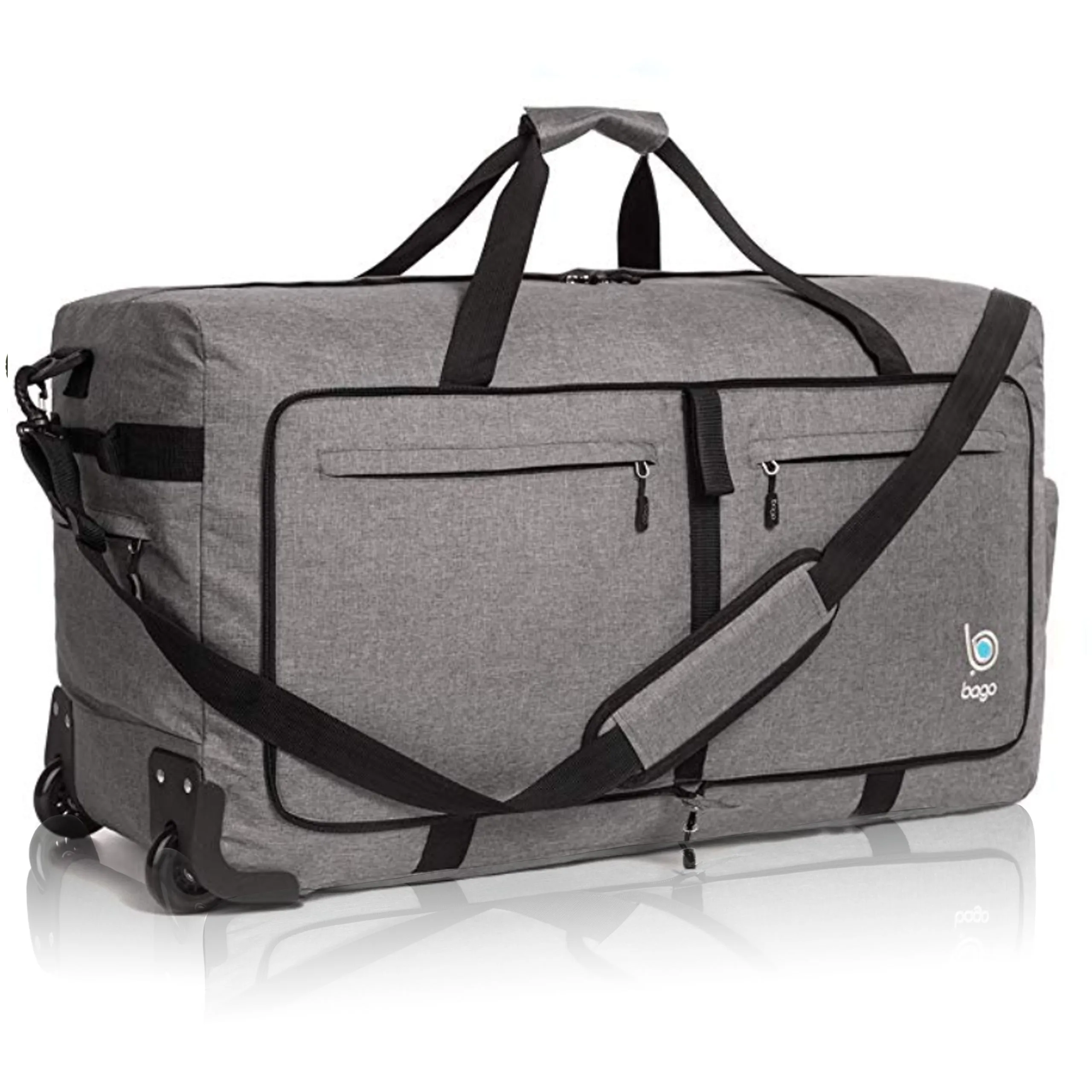 Wheeled Duffle Bag Luggage - 100L Large Rolling Duffel Bag 30 inch Folding Duffle Bag