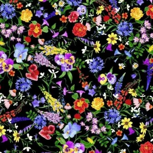 Wild Meadow Fabric by Timeless Treasures