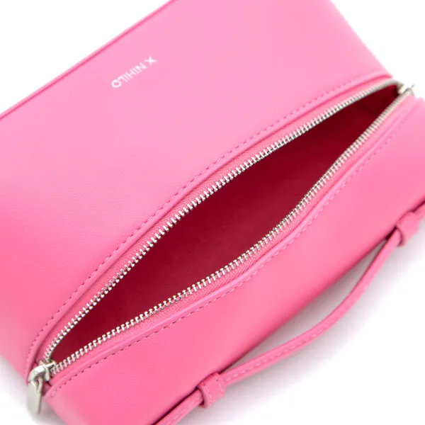 X Nihilo Number 2 Top Handle Leather Crossbody Bag French Pink